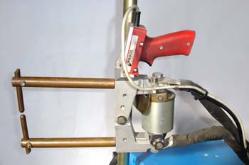 Pinza neumática de soldadura por puntos de resistencia