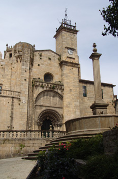 Fachada de la Catedral de Orense, Galicia