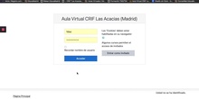 Acceso aula virtual CRIF Las Acacias