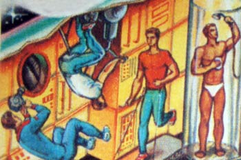 La vida en el interior de una nave espacial