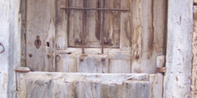 Puerta de vivienda tradicional, Calatañazor, Soria, Castilla y L
