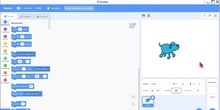 Scratch. Mover personaje con teclado del ordenador.<span class="educational" title="Contenido educativo"><span class="sr-av"> - Contenido educativo</span></span>