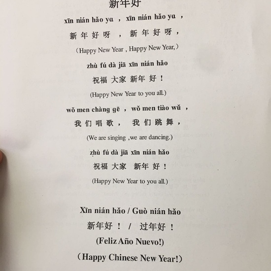 Lengua y Cultura china 2