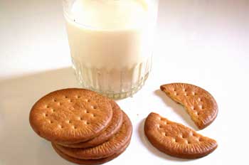 Leche con galletas