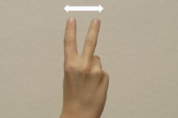 Lenguaje de signos, V