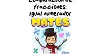 4º Matemáticas Comparación de fracciones con igual numerador.