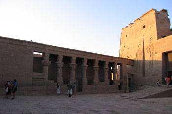 Columnas, Templo de Philae, Egipto