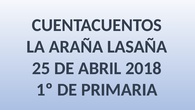 CUENTACUENTOS 1º. CEIP PINOCHO 2017/18