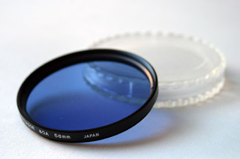 Filtro 80A (luz tungsteno con pelicula dia)