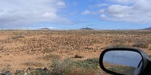 Paisaje visto desde el coche, Canarias