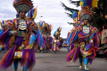 Comparsa en el desfile de carnaval - Badajoz