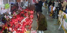 Santuario provisional de la estación de Atocha