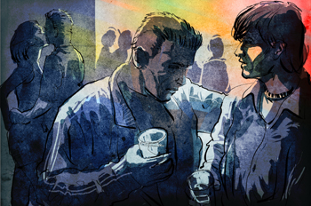 La pella: Borja y su primo Nico