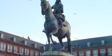 Estatua de Felipe III de España en la Plaza Mayor de Madrid