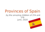 PROVINCES OF SPAIN SECOND GRADE 