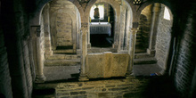 Vista general del iconostasio de la iglesia de Santa Cristina de