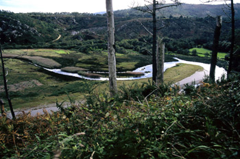 Meandro del río Barayo, Navia-Valdés, Principado de Asturias