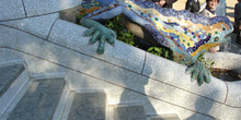 Fuente del Lagarto, Parque Güell, Barcelona