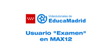 Usuario "Examen" en MAX12