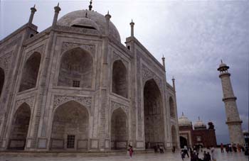 Vista del Taj Mahal, Agra, India
