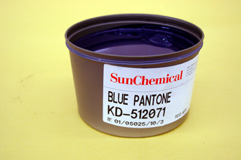 Bote tinta pantone blue 072