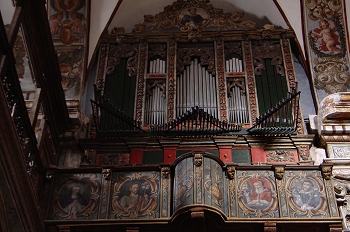 órgano de tubos de la Iglesia de Santo Domingo. Huesca