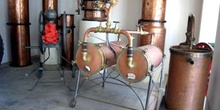 Instrumentos para destilar vino