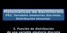 PR3. 3. Función de distribución de una V.A. discreta