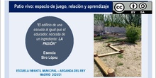 Patio vivo: espacio de relación juego y aprendizaje.