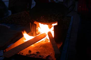Cocina de leña
