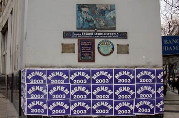 Propaganda electoral en Buenos Aires, Argentina