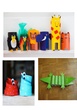 ANIMALES SALVAJES CON ROLLOS DE PAPEL