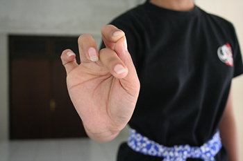 Postura de manos, baile Javanes, Java, Indonesia