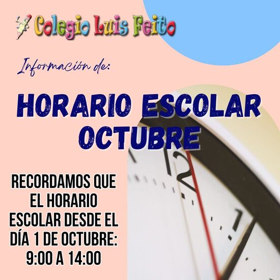 horario oct