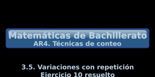AR4. 3.5 Variaciones con repetición. Ejercicio 10
