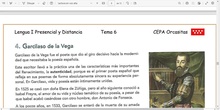 Lengua I Tema 6 Clase 61 20260513 - Renacimiento (III): Garcilaso de la Vega