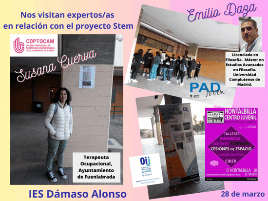 IES Dámso Alonso, Jornada Stem Biología y Filosofía