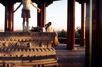 Recinto con columnas, China