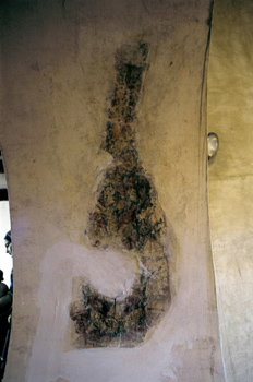 Pintura en intradós en la iglesia de Santa María de Bendones, Ov