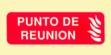Incendio: punto de reunión