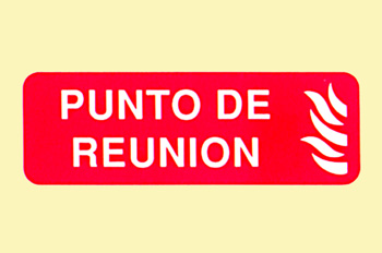 Incendio: punto de reunión