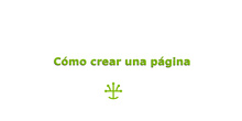 Cómo crear una página