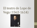 El teatro de Lope de Vega