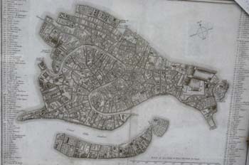 Mapa histórico de Venecia