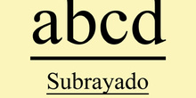 Subrayado