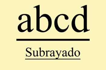 Subrayado