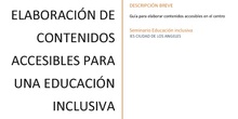 Guía educación inclusiva IES Ciudad de los Ángeles