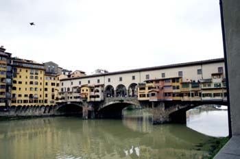 Ponte Vecchio y orilla Oeste del Arno, Florencia