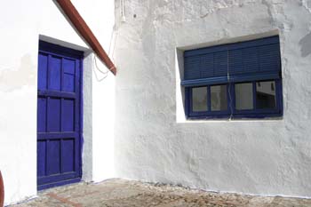 Detalle del patio de la Venta de Don Quijote, Ciudad Real, Casti