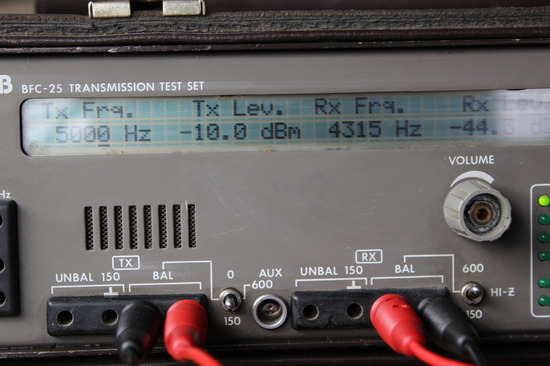 Generador y medidor de nivel en dBm
